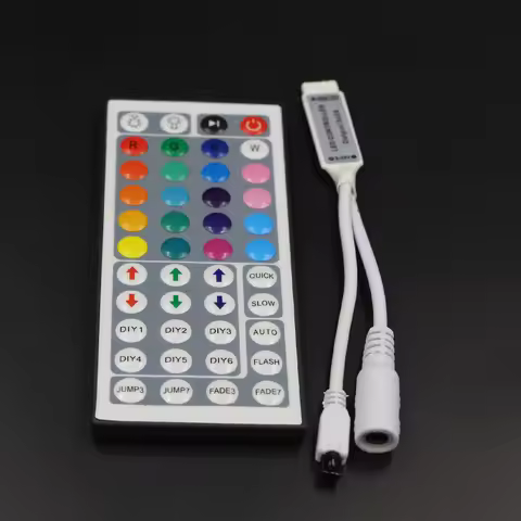 Led Controller 44 Keys LED IR RGB Controler LED Lights Controller IR Remote Dimmer DC12V 6A For RGB 