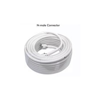 CABLE ANTENNA CORD WIRE FOR CELLPHONE SIGNAL BOOSTER N- MALE TO N-MALE 15 METER /20 METER 30