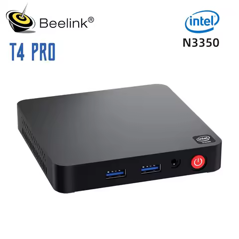 Beelink T5 Mini PC Intel Celeron N4020 4GB DDR4 64GB eMMC Supports Dual HDMI USB 3.0 2.4G 5.8G WiFi 