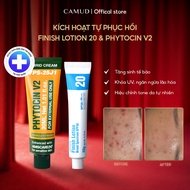 Combo Phytocin V2 Hybrid Cream & sunscreen FINISH LOTION SPF50+/PA+++ Pharmesthentic CAMUD