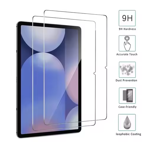 9H Tempered Glass Full Screen Protector For Samsung Galaxy Tab S6 Lite S7 Plus FE S8 Plus S9 Plus FE