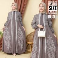 Terbaru Gamis twill rayon pelangi gamis twill tie dye gamis twil rayon super abstrak - Motif Songket