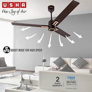 USHA AeroEdge Plus 1200mm BLDC Ceiling Fan with IR Remote LED Indicator BEE 5 Star Rated Energy Effi