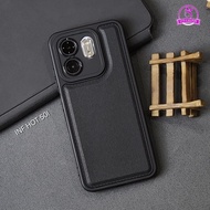 Infinix Hot 50I Case Leather Black SoftCase Infinix Hot 50I