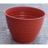 MERAH Wasp Pot 30 Cm Red 3 Pcs Pot 30 Motif Plastic Wasp 30cm Round Flower Plastic Pot Vase