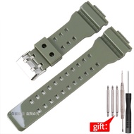 Dây đeo bằng nhựa thích hợp Casio G-SHOCK GD120 GD100 GA110 GA100 cho nam giới Dây đeo bằng nhựa ngụ