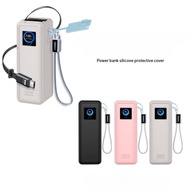 Solid Color Soft Silicone Cover Shell For UGREEN PB728 Nexode 200W 25000mAh Power Bank Shockproof Pr