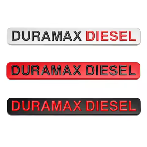 Duramax Diesel Metal Emblems Badges Car Stickers for Chevrolet Silverado ZF6 SPEED EFI LIVE GMC Sier