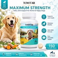 Tovitar®Pet Joint Health Supplements - Veterinarian Recommended, Supports Joint Function, Reduces Di