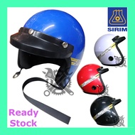 MS88 Helmet Motor Tali Hitam Visor Tinted SKK SIRIM Topi Keledar Tak Ada Tulisan MS 88 Saiz L 60 Motorcycle Open Face