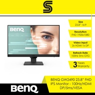 BENQ GW2490 Eye Care Monitor - 23.8"/IPS/1920x1080/FHD/5ms GTG/Built-in Speaker/Vesa/3 Years Warrant