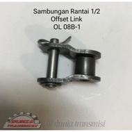 Half Connection 08B-1 OL 08B single Chain Connection Offset Link Chain 08B-1 single
