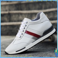 Men Sneakers Elevator Shoes Height Increase Shoes for Men 6CM Leisure White Black Fashion Sports