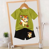 Girls' Pony Shirt and Shorts Set Ages 1-10 Pony Shirt and Shorts Set for Children Ages 1-10 Years