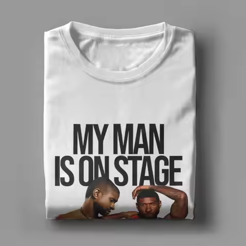 Men's Chris Brown And Usher The Rb Tour T Shirt Raymond And Brown 100% Cotton Clothing Casual Short 
