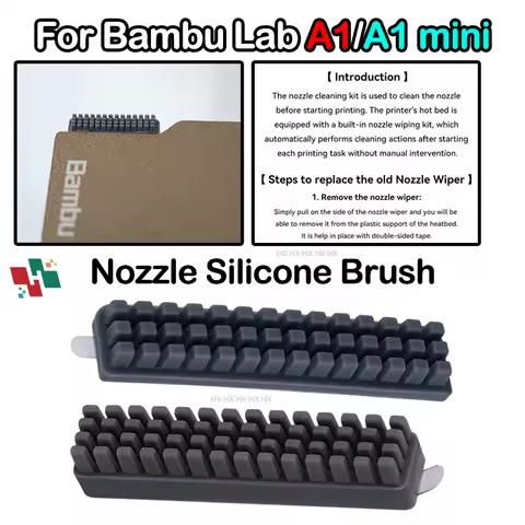 1/2/3/4/5/10pcs For Bambu Lab A1 MINI hotend Nozzle Silicone Brush For Bambu Lab A1 Hotend kit