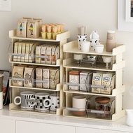 Value Multi-Layer Bar Storage Tea Storage High Coffee Rack Storage Box Bag Cup Color Desktop Anti-du