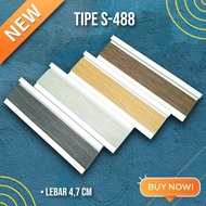 BATANGAN PIGURA FIBER PICASSO TYPE S 488/ LEBAR 4.7CM/LIS PLAFON/1M