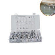 Aluminum Aluminum Buckle-8 Boxed Aluminum Sleeve Foreign Trade Tie Head Chuck Hole Steel Wire Rope A