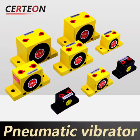 GT Series Pneumatic Turbine Vibrator Air Operated Vibrator for Hopper Silo Flow Aid GT4 GT6 GT8 GT10