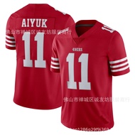 Same Day DeliveryNFL Rugby Jersey 49 People 11 New Style Red 49ers Brandon Aiyuk Jersey
