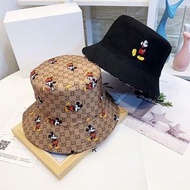 義大利奢侈時裝品牌GUCCI古馳滿印雙面刺繡漁夫帽 2色