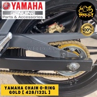 YAMAHA CHAIN ORING 428/132L 100% ORIGINAL PARTS GENUINE RANTAI YAMAHA HONDA Y16 LC135 Y15ZR RS150 RS