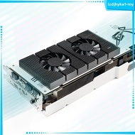 [LzdjhykecbMY] Graphic Card Backplane Cooler W/ Dual Fan Adjustable  for RTX 3090 3080 3070 Series C