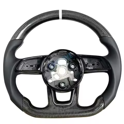 ed Customized Real Carbon Fibre For Audi S5 A5 RS3 RS4 A3 A4 B9 S3 S4 Can Be Perforated leather Stee