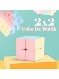 Macaron color cubo de Rubik cubos magico 2x2/3x3/4x4 gan profesional juguetes antiestres educativos para niños