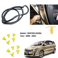 10Pcs Car Door Window Rubber Pin Proton Exora 2009-2022 Kereta Pintu Getah Clip