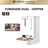 Máy Nhả Hạt Tự Động Cho Chó Mèo Có CAMERA Hai Ngăn Petkit Gemini YumShare Dung Tích 5 Lít