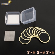 WATTLE Bike Tire Patches, Inner Tube Flat Tire Glueless Patches, Durable Self-Adhesive Puncture Repair Kit Bike
