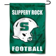 College Flags & Banners Co. Slippery Rock Football Helmet Garden Yard Flag