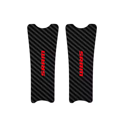 2pcs carbon fibre for sram Protective Film Decal Sticker for Mountain Bike vinyl crank arm decal pro