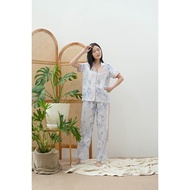 Calla Laurel - CASIA LONG PJ Set - Women's Pajamas Sleepwear