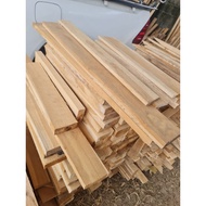 Teak Wood Size A.10cm.w.40-100cm Thickness 3.3cm