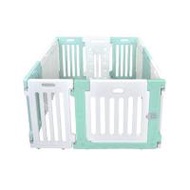 คอกกั้นสุนัขเพ็ทโฮม HOSTAIL ไซซ์ S สีเขียว/ขาว (1182776)