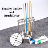 Artist Brush Washer and Brush Dryer