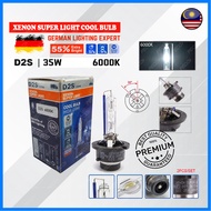 Headlight HID Super Bright D1S/D2S/D3S/D4S XENON TREM VISION Headlight Bulb 6000k 35w (2Pcs)