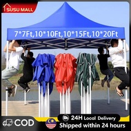 25kg 10x20Ft Roof Night Market Canopy Camping Tent Khemah Canopy Frame 10x10 White Pole Kanopi Khema