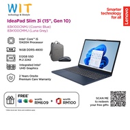 Lenovo IdeaPad Slim 3 15IRH10 83K100CMMJ /CNMJ (Intel Core i5-13420H/16GB-24GB RAM/512GB SSD/15.3" W