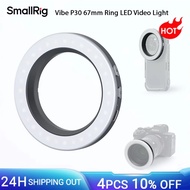 SmallRig Vibe P30 67mm Ring LED Video Light, Bi-Color Light with High CRI ≥90 Compatible for 67mm Ph