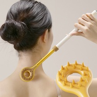 Telescopic Double-Sided Itch Scratching Brush Multi-Functional Back Scratcher Head Scratcher Massage