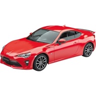 Aoshima Bunka Kyozai 1/32 Rakupla Snap Kit No.08-PR Toyota 86 Pure Red Pre-painted Plastic Model (Au