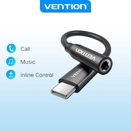 Vention Original Type-C to 3.5mm Jack Earphone Cable Headphone Audio Adapter 10cm