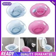 [Iniyexa] Sitz Bath for Toilet Seat Steam Seat Hangable Portable Reusable Wider Seating Area Toilet Tub Universal Hip Bath Bidet for Elderly Women Men