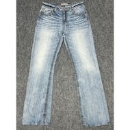 BKE Denim Jeans Tyler Straight Model Authentic Thick Thread Embroidered With Beautiful Back Pockets 