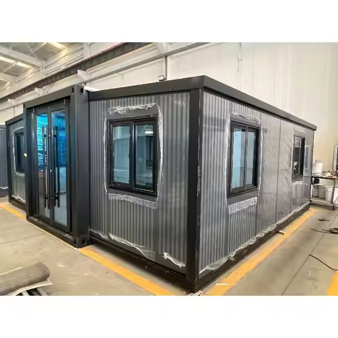 2 Bedroom Container House Mini Prefab Luxury Villa Light Steel Prefabricated Tiny Portable Homes