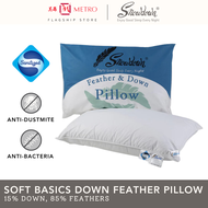 Snowdown Soft Basics Down Feather Pillow